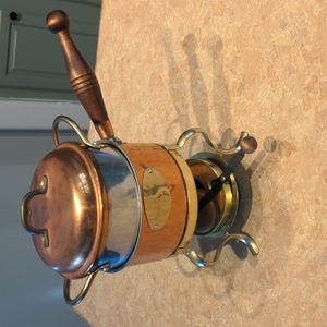 Bronze fondue set by De La Cuisine